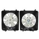 Silscvtt 2 Pcs Radiator Cooling Fan and A/C Condenser Fan Set HO3115155 Replacement for Honda CR-V 2010-2011