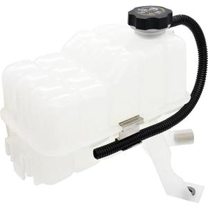 Coolant Reservoir Overflow Tank w/Cap Sensor for 1999-2009 GMC Sierra Yukon Hummer H2 Cadillac Escalade Chevrolet Silverado 1500 2500 3500 Suburban Tahoe Recovery Expansion Reservoir Bottle