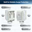 Type BR Whole House Surge Protective Device 35KA 2Pole 120/240V Split Phase