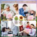 Get Well Gifts for Women - Positive Sunflower Crochet Surgery Recovery and Cancer Care Comfort Gifts, Get Well Soon Hospital Bag Essentials, Cheer Up and Encouragement for Patients