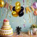 balloon weights are perfect for parties, birthdays, weddings. Each pack includes 12PCS durable weights that easily decorate balloons and elevate any celebration.(Black100g)