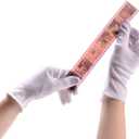 PHOTOMYNE Photo Handling Cotton Gloves for Delicate Items | Moisturizing Cotton Gloves for Dry Hands for Overnight Night | Multi use Cotton Gloves - 3 Pack