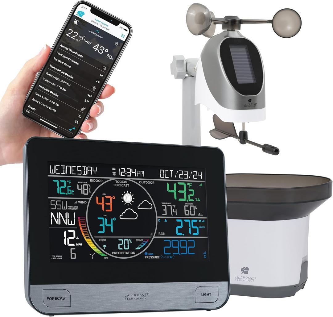 La Crosse Technology 328-69357-INT Wi-Fi Professional Weather Station