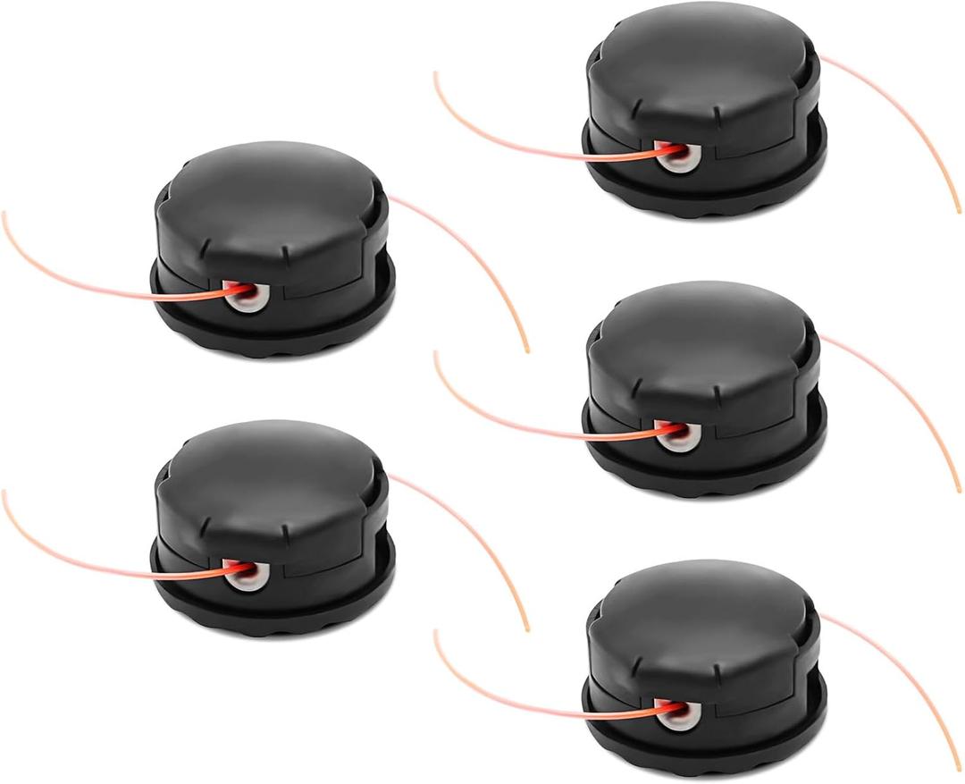 Nakkaa 99944200907 5PCS Trimmer Head Compatible with Speed-Feed 400 Trimmer Head SRM-225 SRM-230 SRM-210 String Trimmer Weed Eater Head 99944200902