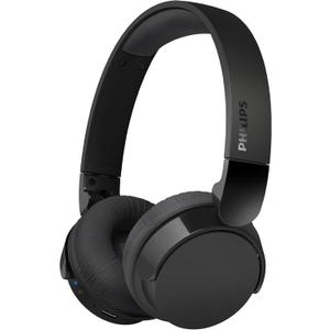 PHILIPS H3209 Wireless Headphones,On-Ear Bluetooth Headphones, Dynamic Bass, Sound Signature,Clear Call,25H Battery Life,Fast Charging,Soft Ear Cups,Bluetooth 5.3,Compact Design,Light,Dark Black