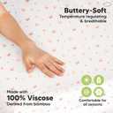 Pack and Play Sheets Fitted - 2-Pack Mini Crib Sheets for Pack N Play Mattress 38x26, Soft & Cozy, Neutral Toddler Playard Bedding, Snug Fitted Mini Baby Crib Mattress Cover Boy, Girl (Butterflies)