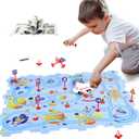 New Plastic Puzzles for Kids Ages 3-5 with A Cute Vehicle, Toddler Puzzles Gift, Critical Thinking Educational Toys, Toys for 3 4 5 6 Year Old Boys Girls, Fun Race Car Track Montessori Toys for Kids