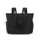 G4Free 3 in 1 Diaper Bag with Insulated Pockets Baby Backpack for Women Men Toddler Diaper Tote with Stroller Buckle Travel Work-Black