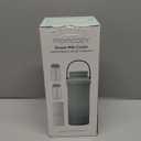 Momcozy 22oz Portable Breast Milk Cooler for Outdoor, Life Saver with 360 Total Cooling for 24 Hours, Larger Capacity Travel Breastmilk Chiller with 2pcs Baby Bottles for Breastmilk Storage, Green