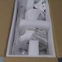 Ceiling Fans with Lights-36 Low Profile Ceiling Fan with Light and Remote/APP Control,Flush Mount,DC Reversible,LED Dimmable Modern Ceiling Fans for Bedroom,Indoor/Outdoor Patio Use(White)