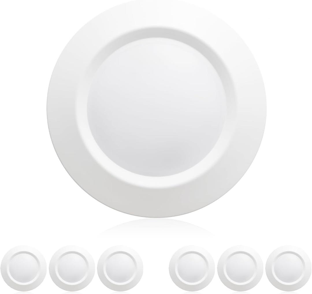 7.5 Flush Mount Disk Light,CRI90, 1000lm, 11W, 3000K Warm White Surface Mount Lighting, Dimmable LED Disk Lights(6 Pack)