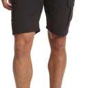 Wrangler Authentics Men's Classic Cargo Stretch Short (33, Black Twill)