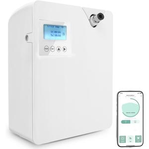 Smart Scent Air Machine for Home - Waterless Essential Oil Diffuser with Cold Air Diffusion Technology, HVAC Scent Diffuser 300ml for Large Room, Professional Atomizing Cover Up to 2,000 SF.