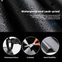 Pond Liner,15 Mil HPDE 30 x 40 FT Black Pond Liner Large Pond Liner for Outdoor Fish Ponds,KOI Pond,Duck Pond,Waterproof Pond Equipment,Pond Supplies.