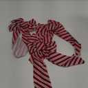 Black Duck Brand Christmas Holiday Candy Cane Stripe Decorative 6 Loop Bows - 10.5" x 21.5" (4 Bows)