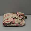 DII French Stripe Dining Table Collection Farmhouse Style Tablecloth, 60x84 Inches, Taupe/Red