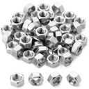 Bates Stainless Steel Hex Nut, 5/16-18, 50 Pack - Stainless, Metal, Hardware Nuts