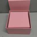 Briful Square Gift Boxes with Lids Set of 4 Pink Gift Box Assorted Sizes Nesting Gift Boxes for Presents Birthday Bridesmaid Wedding Valentines Christmas Party Favor Boxes (4 Piece Assortment, Color #03)
