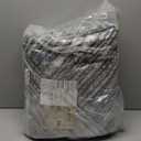 Washable Modern Area Rug - Lineism Style Washable Rug 6X9 for Living Room Kitchen Office Entryway, Soft Modern Home Decor, Non Slip and Low Pile, Black