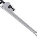 MAXPOWER 24 inch Pipe Wrench, 3 inch Jaw Opening Aluminum Straight Pipe Wrench Heavy Duty 24-Inch Plumbers Wrench