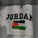 Hashemite kingdom of Jordan country flag vacation T-Shirt (White, XL)
