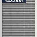 14x25x1 Reusable Air Filter, Electrostatic, Washable Lasts a Lifetime, Breathe Fresher Air in Home and Office HVAC AC Furnace Systems, Merv 8 (Actual Size: 13.5x24.5x0.82 Inch)