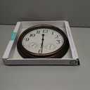 La Crosse Technology 404-3015 Clock Wall with Thermo, 15-1/2"