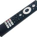 Replace Voice Remote Control fit for Hisense Smart Google TV 50U6H 55U6H 65U6H 75U6H 55U7G 65U7G 75U7G 55U8H 65U8H 75U8H 43A6H 43A65H 43A68H 50A6H 50A65H ERF3M90H ERF3V90H ERF3A90 ERF3N90H ERF3H90H
