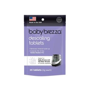 Baby Brezza Descaling Tablets for All Brands of Baby Bottle Washer Machines
Remove Buildup + Extend the Life of Your Baby Bottle Washer Appliance
