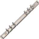 Binder Rings 10PC A4/B5/A5/A6/A7 Spiral Rings Binder Clip Loose-Leaf File Folder Clip Notebook Accessory Stationery for DIY Travel Diary Photo Album(A5-6 Rings)