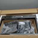 Waterfall Kitchen Sink 30 Inch Countertop Single Sink, SUS304 Stainless Steel Multifunction Digital Display Sinks Workstation Sinks With Faucet, Cup Washer & Accessories (Black, 29.5x18.1 in)