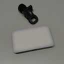 Selfie Light  Rechargeable Phone Light Clip with Digital Display, 3 Light Modes & 10 Brightness Levels for TikTok, Vlog, Makeup, Zoom (Deep Black)