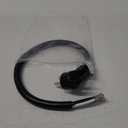 Whirlpool PT600L Genuine OEM 4-Prong 30-Amp Power Cord For Electric Dryers 6 Feet Black replaces 33002441, 3390602, 3392394, 687396, 694276, W10830963