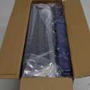 Outdoor Chair Cushions Set of 4, Waterproof Outdoor Seat Cushions for Patio Furniture, Patio Chair Cushion with Handle and Ties, Square Out Door Chair Pads,19" x 19" x 3", Navy Blue