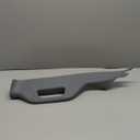 A Pillar Grab Handle Interior Trim Left Driver Side Compatible with 2011-2016 Ford F-250 F-350 F-450 F-550 Super Duty Replacement for BC3Z-2503599-AC - Gray
