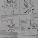 Efomao Big and Tall Office Chair 400lbs  PU Leather Executive Office Chair with Lumbar Support & Leg Rest, Heavy-Duty Computer Chair for Home Office, Brown