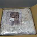 6ft Round Area Rug Living Room Rugs - 6x6 Washable Neutral Modern Abstract Soft Thin Rug Indoor Floor No Slip Rug Carpet for Bedroom Under Dining Table Home Office Decor - Golden Grey,6' (Round)