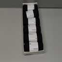 CS CELERSPORT 6 Pack Men's Ankle Socks with Cushion, Sport Athletic Running Socks (7-9, Black)