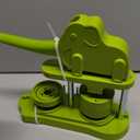 Badge Pin Button Maker Machine 58mm Magnetic Badge Set with 50Pcs Button Parts+Circle Cutter, Badge Press Maker Machine, Color: Green 58MM Set