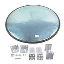 32'' Convex Traffic Mirror, Acrylic Blind Spot Miror, Driveway Security Mirror for Garage Retail Stores Warehouses Office and High-Traffic Areas