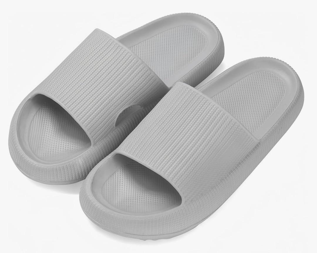 VONMAY Cloud Slides for Women Men Pillow Slippers Shower Sandals House Slides Quick Drying Non Slip Thick Foam Sole  5-6 Women/3-4 Men