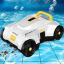 KimPump Automatic Pool Vacuum Robot, Cordless Robotic Pool Cleaner for Above Ground Pools and Flat Inground Pools, Pool Vacuum Cleaner Automatically Removes Debris Underwater, 90-120Min Runtime