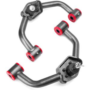 KSP 2-4in Upper Control Arm with Flexible Ball Joints for Silverado Sierra 2500HD 3500HD 20-26, Heavy Duty Steel Front Control Arm fit Chevy GMC,Adjustable Enlarged UCA Replace for OE Fixed Parts