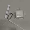 with Safety Lock for Beats Fit Pro Case Cover,Cleaner Kit for Beats Fit Pro,Accessories with Anti-Lost Keychain/Silicone Wrist Strap(Clear) | with Safety Lock, Silicone Wrist Strap, Clear (A1-Clear+Bi)