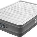 Sealy: AlwayzAire 18" Airbed - Queen - Built-in Comfort Pump, Inflatable Mattress, USB Charge, Wave Beam Construction, Adjustable Firmness, Storage Bag, Original 