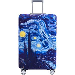 Travelkin Luggage Covers For Suitcase Tsa Approved,Suitcase Cover Protector Fit 18-32 Inch Luggage (Galaxy, XL)