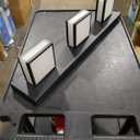 Modern LED 4 Light Bathroom Vanity Lights Over Mirror, 32W Dimmable 3CCT Acrylic Black Bathroom Wall Lighting Fixtures with 350 Rotatable Angle, 30 Inch