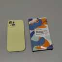 LOVE 3000 Designed for iPhone 14 Case, Premium Silicone with [Soft Anti-Scratch Microfiber Lining] Shockproof Protective Phone Case for Men Women Girls 6.1", Creamy Yellow