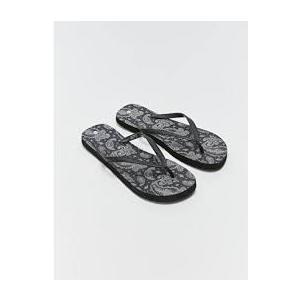  Women's Slippers Memory (8.5, Black)