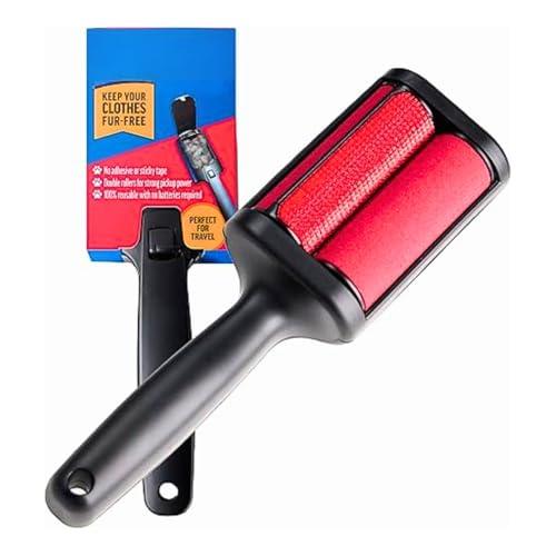 CPHUSA Roller Pet Hair Remover - Reusable Lint Roller Cat and Dog Hair Remover, Portable Multi-Surface Pet Hair Remover for Furniture, Couches, Carpets, Clothing & Bedding